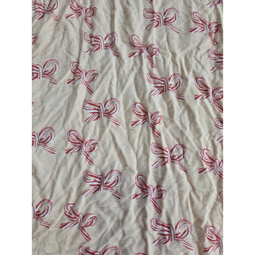 Tullabee Pink Ballerina Bows Pajamas Set Bamboo Girls 10